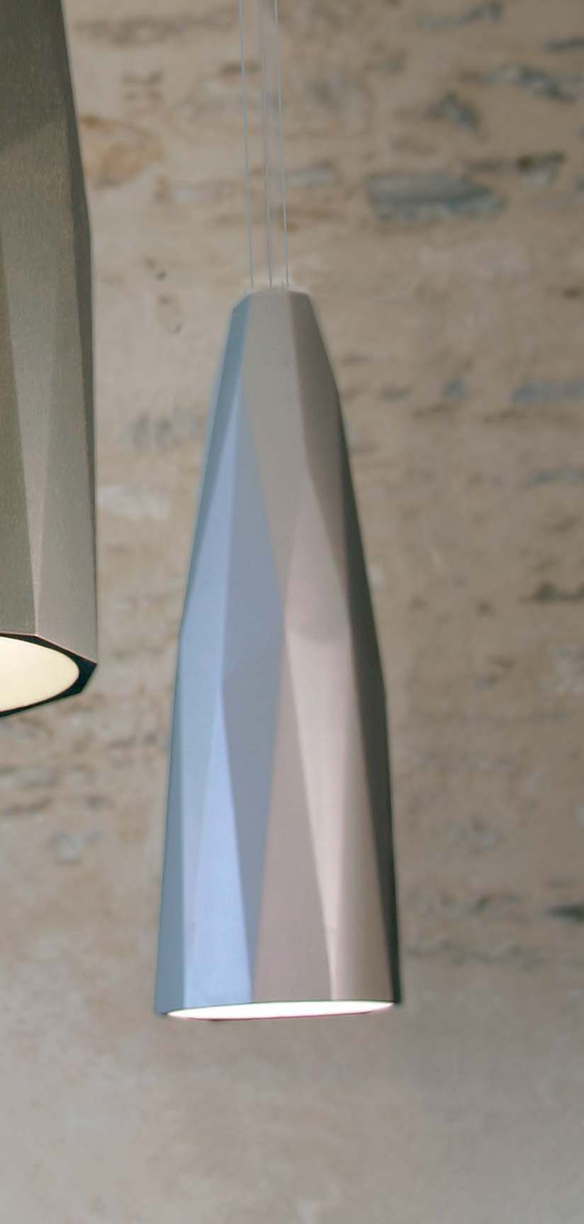 10057 Hängelampe silber