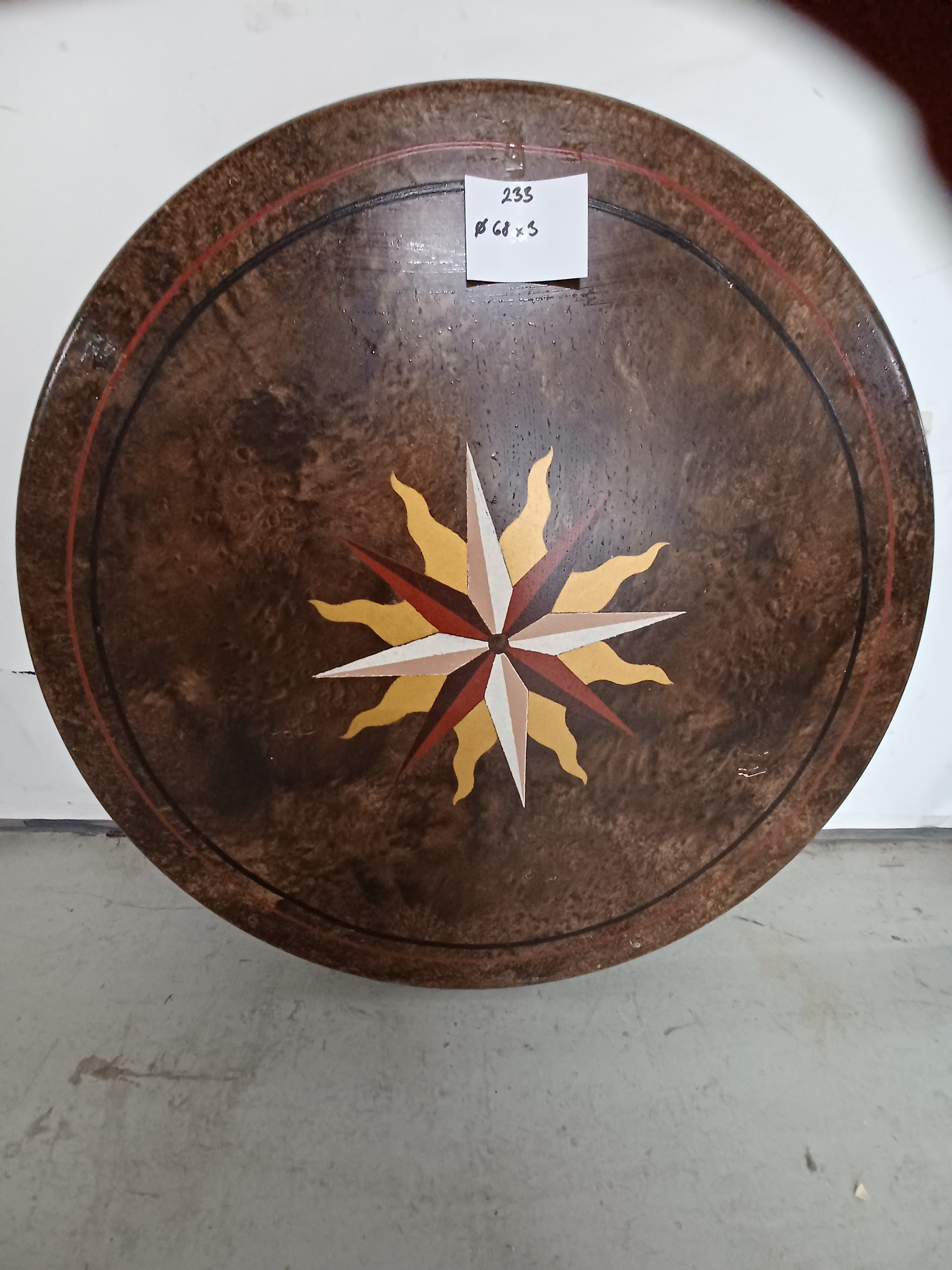 1233. Tischplatte rund