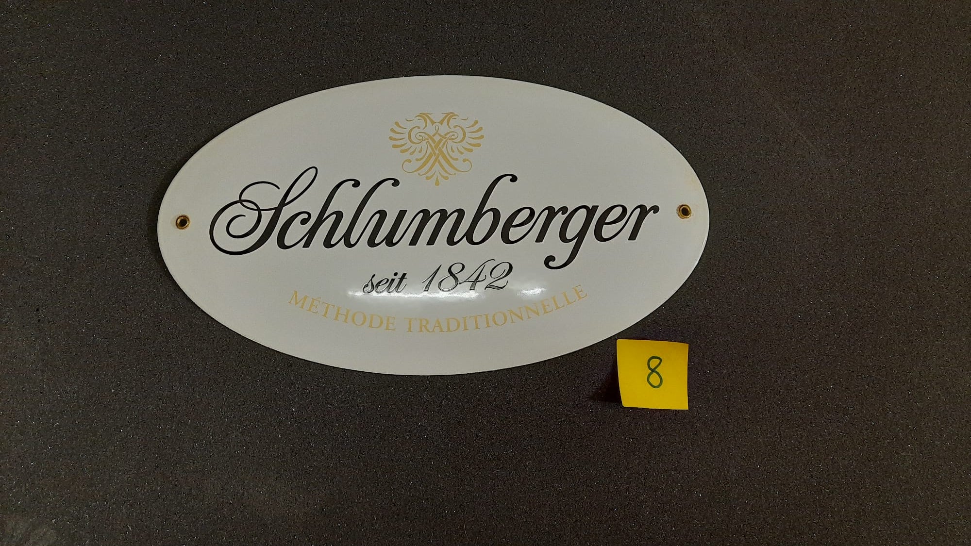 5008. Schlummberger Metallschild