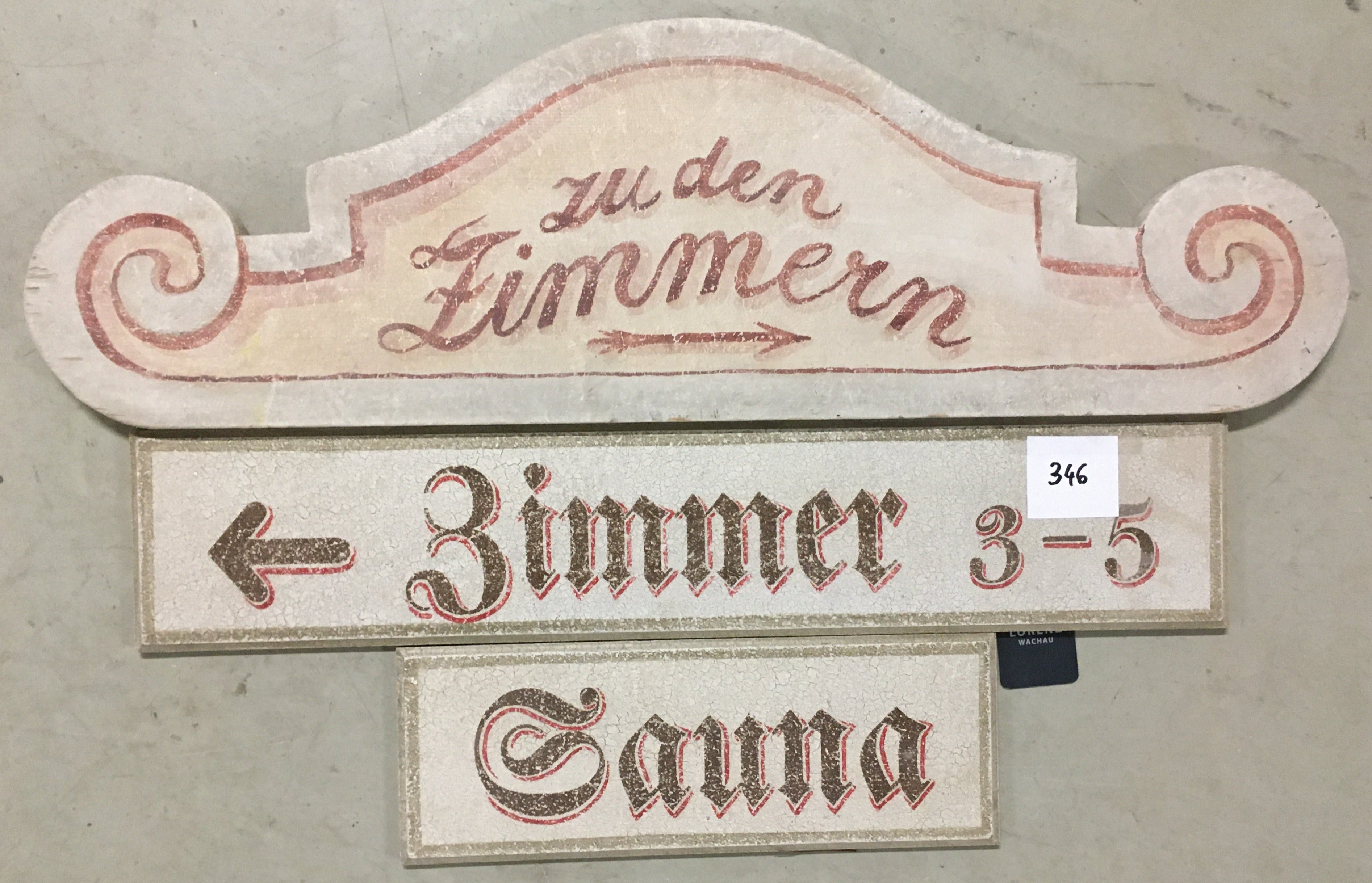 2346. Wegweiser Zimmer-Sauna