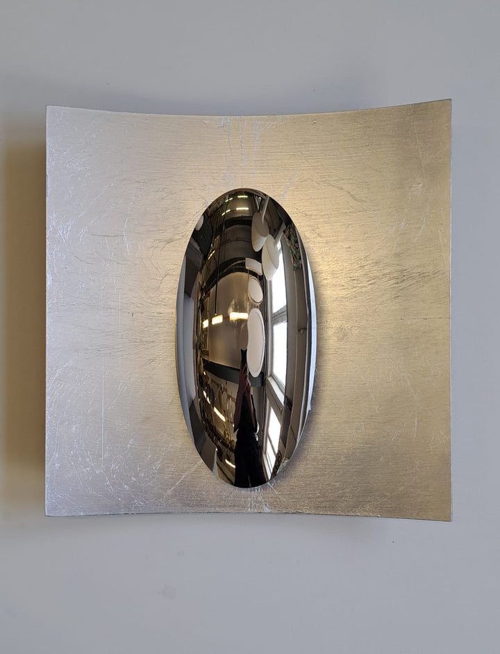 10081 Wandlampe silber