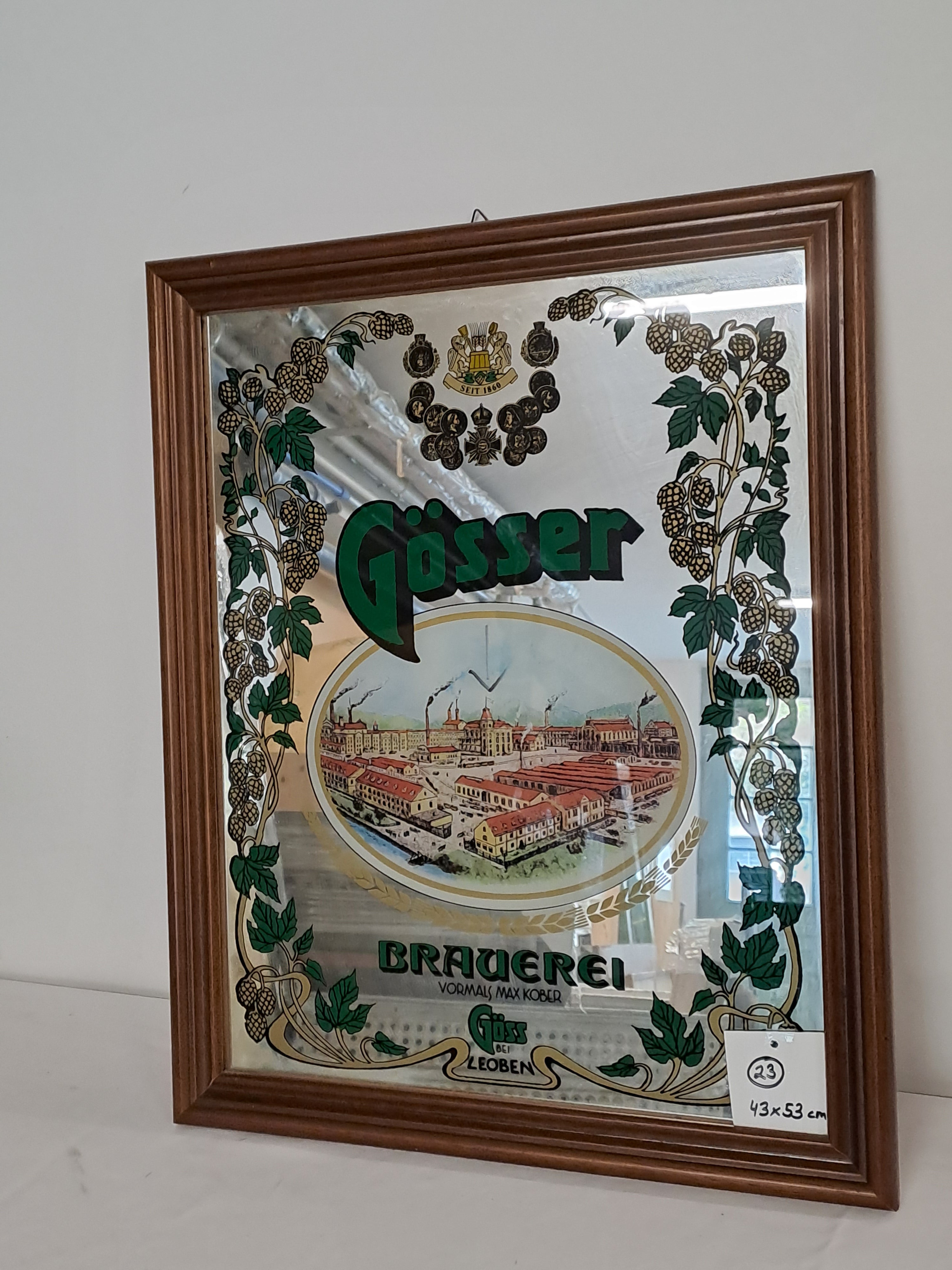 0023. Werbeschild Gösser