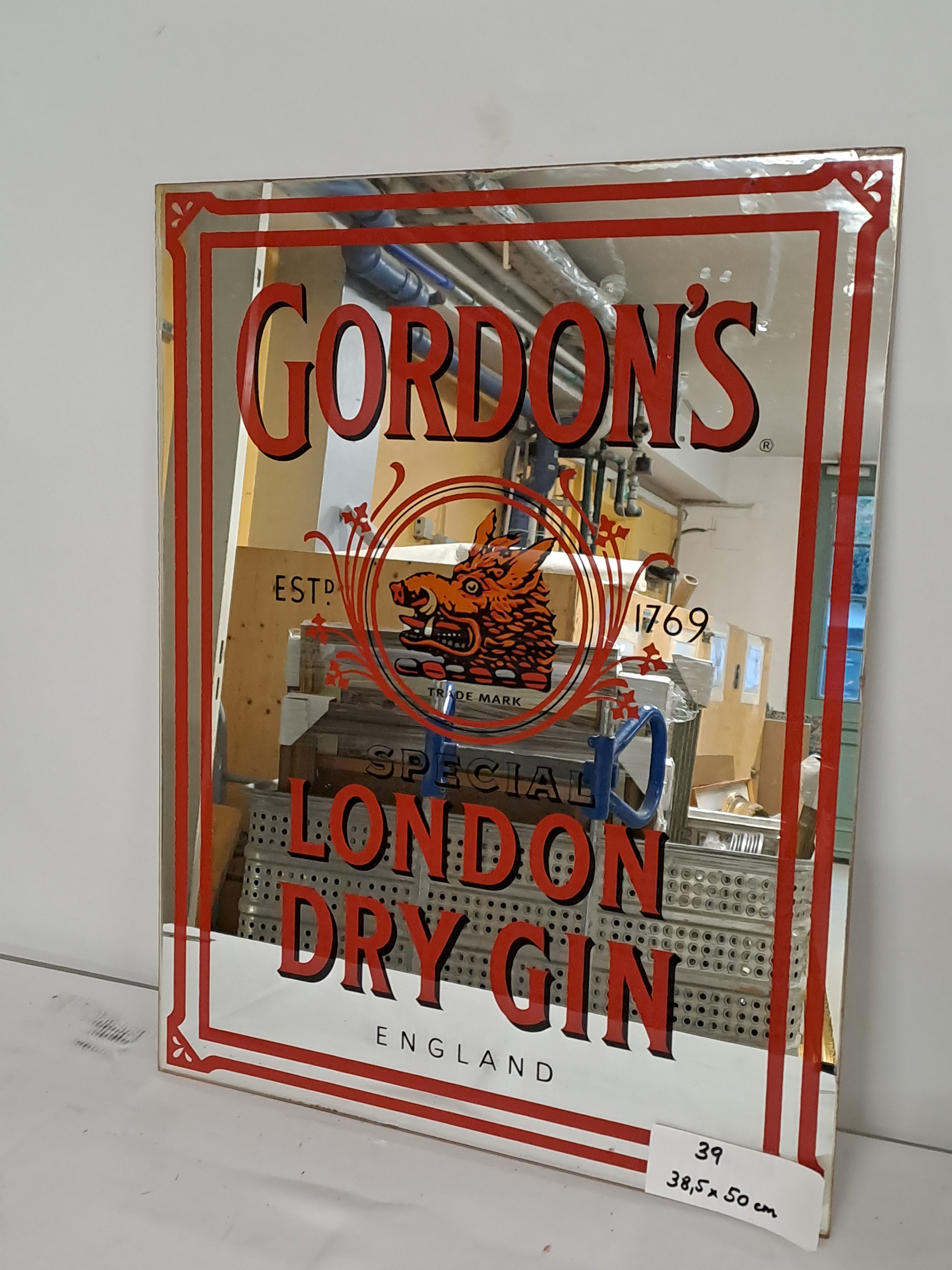 0039. Werbespiegel Gordon`s