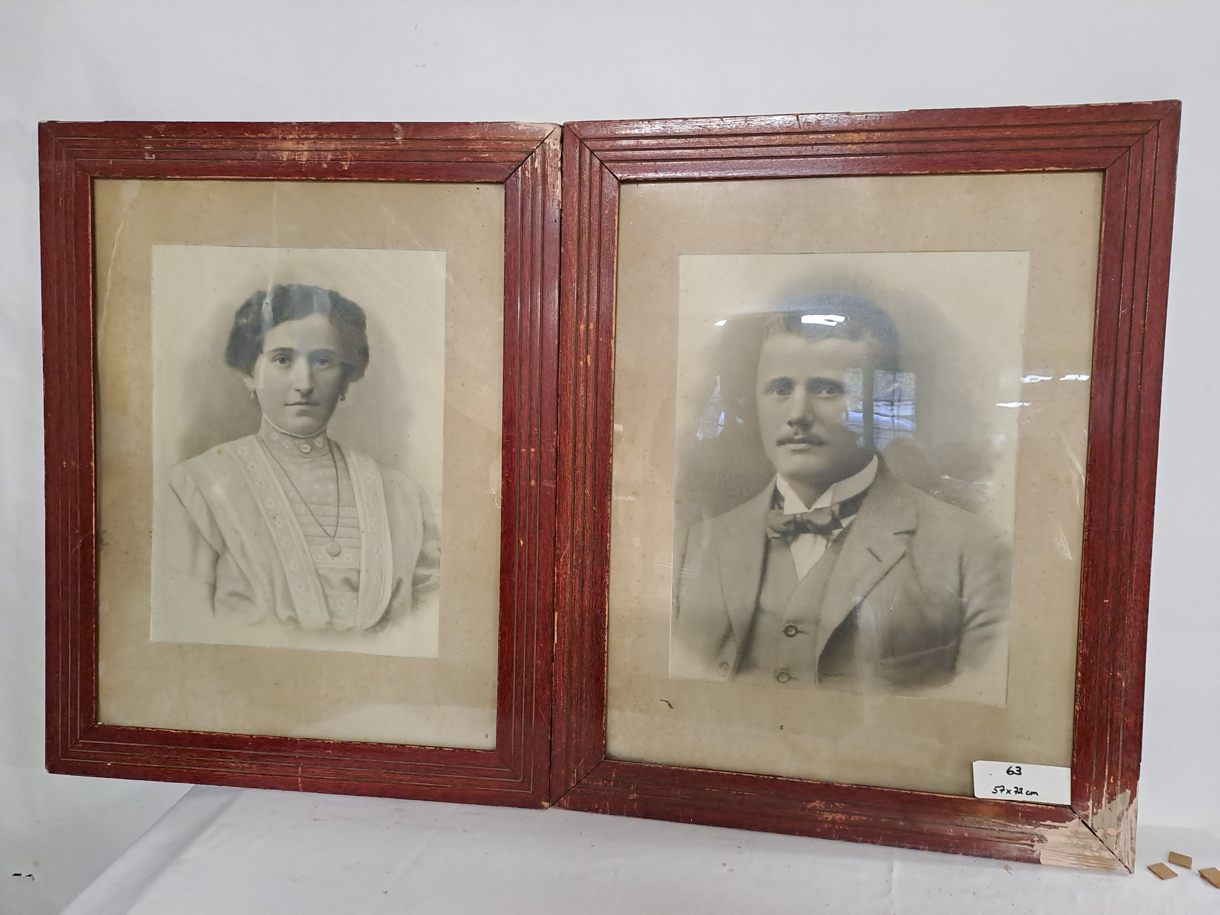 0063. Bild mit Rahmen im Set