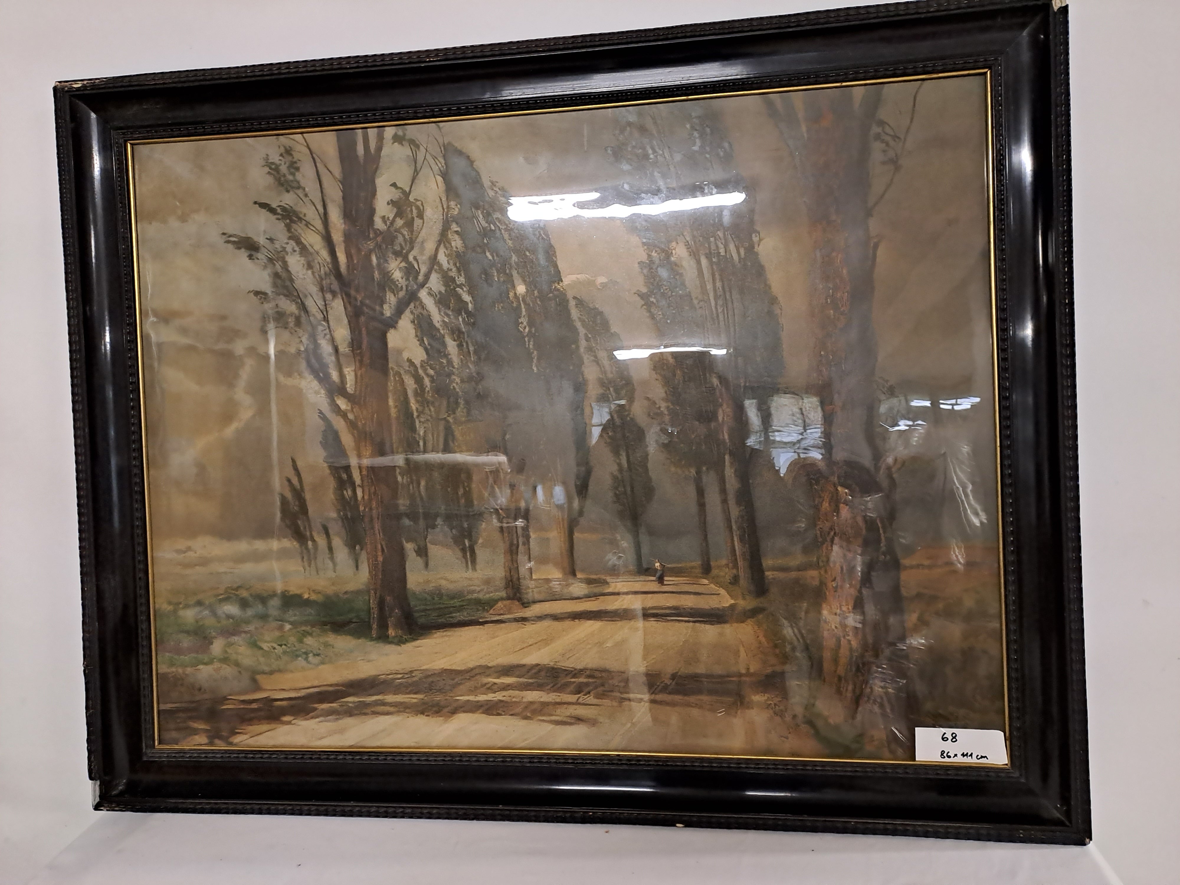 0068. Bild mit Rahmen