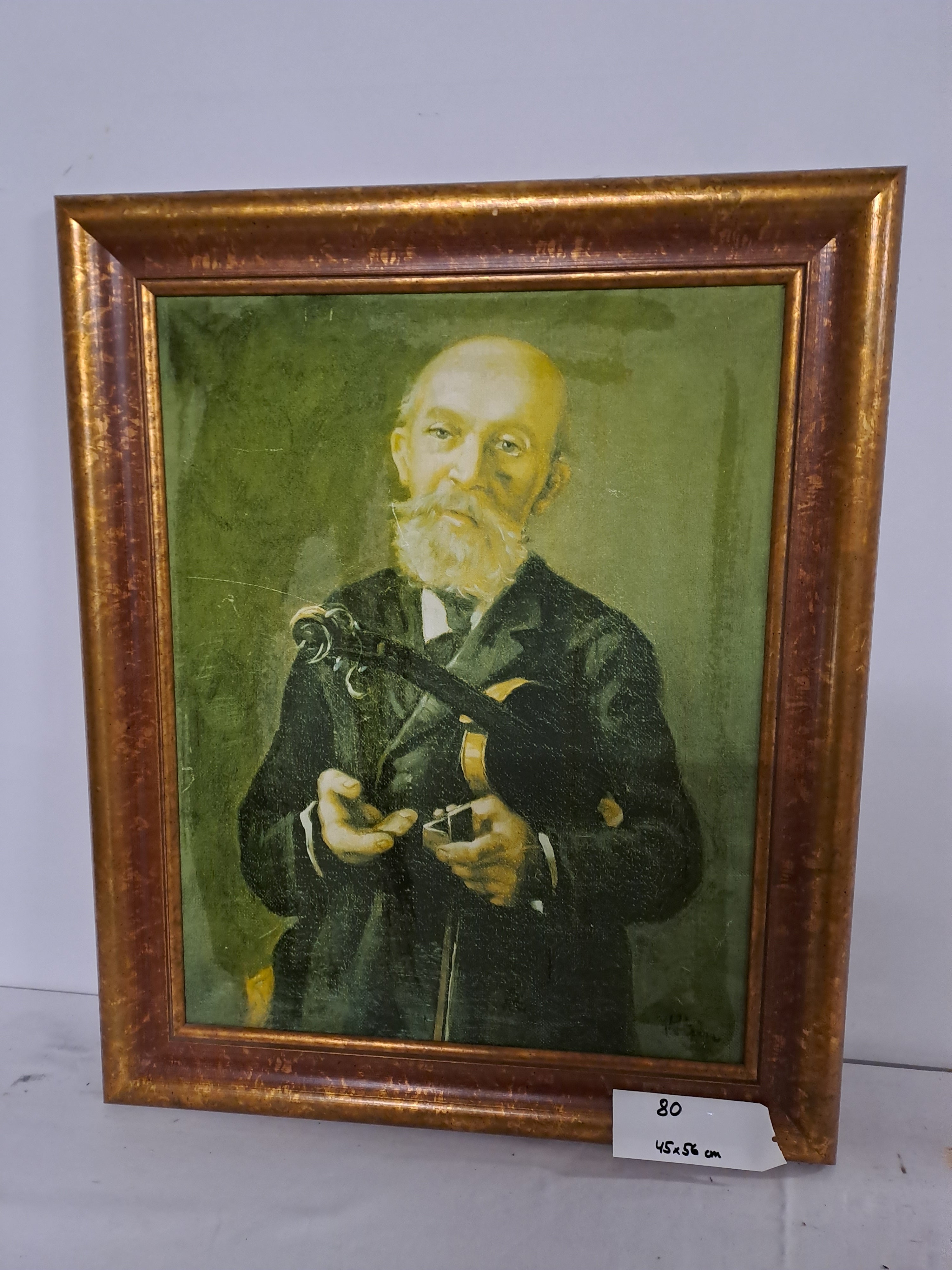 0080. Bild mit Rahmen