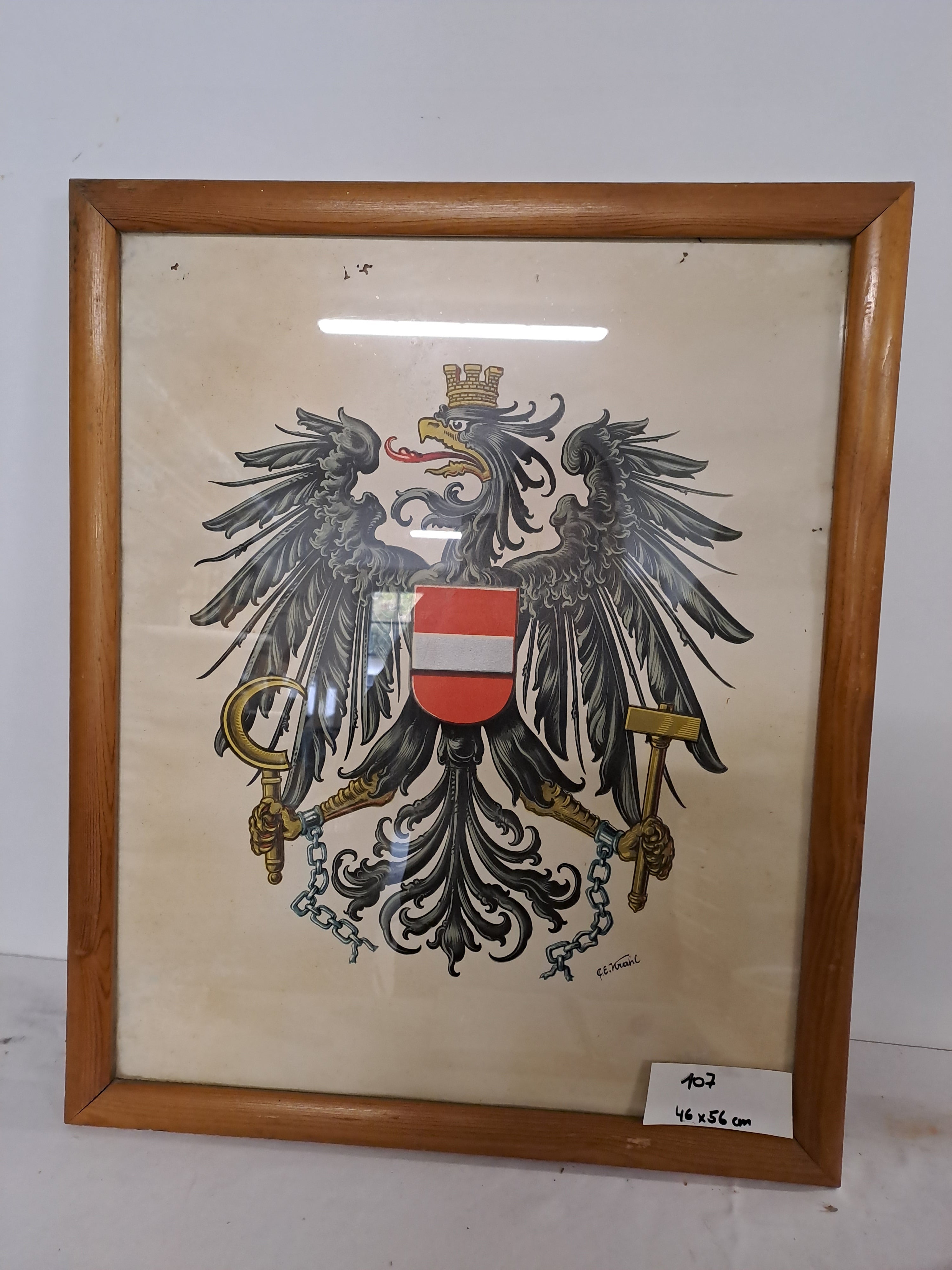 0107. Bild mit Rahmen