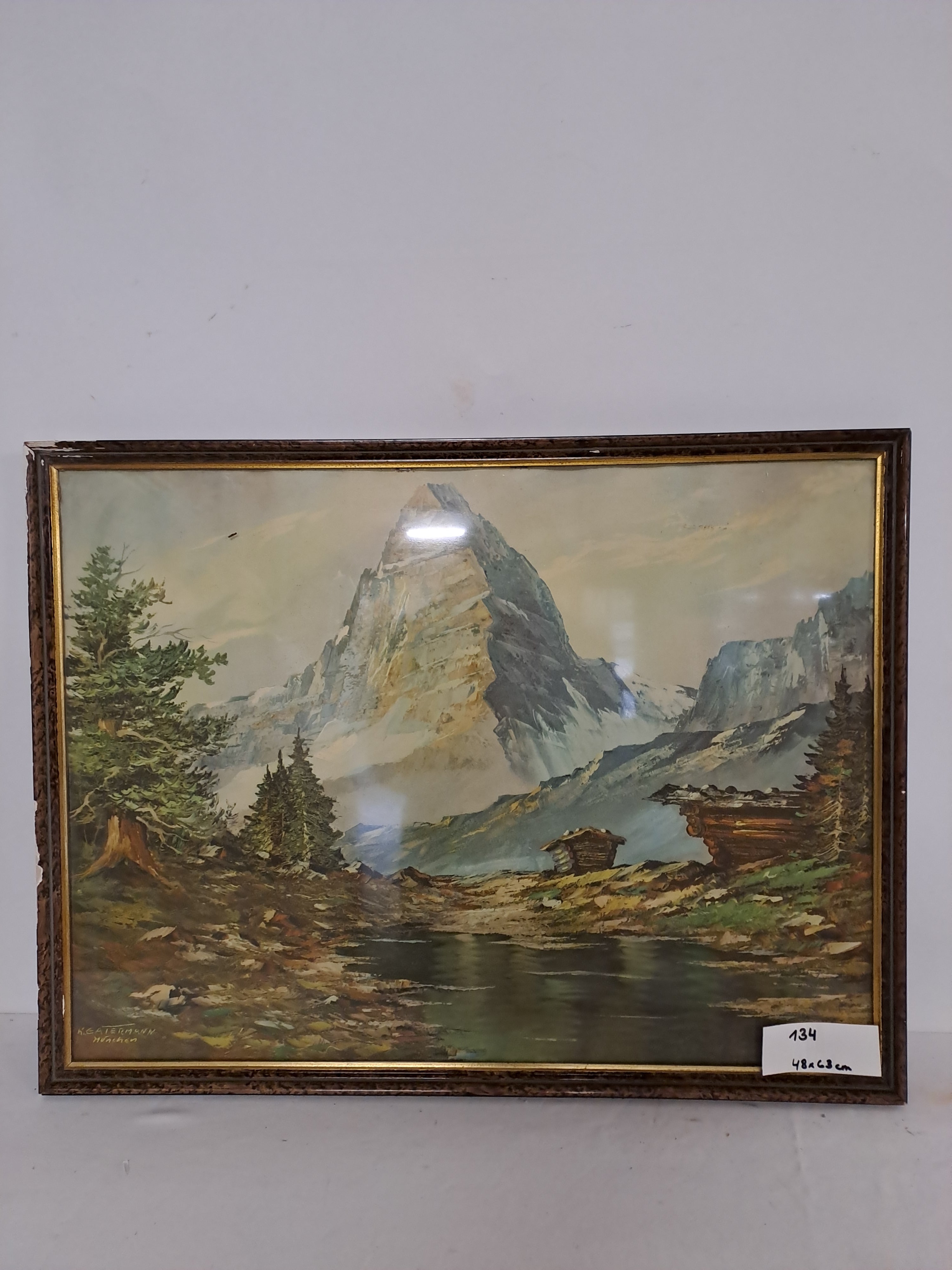 0134. Bild mit Rahmen