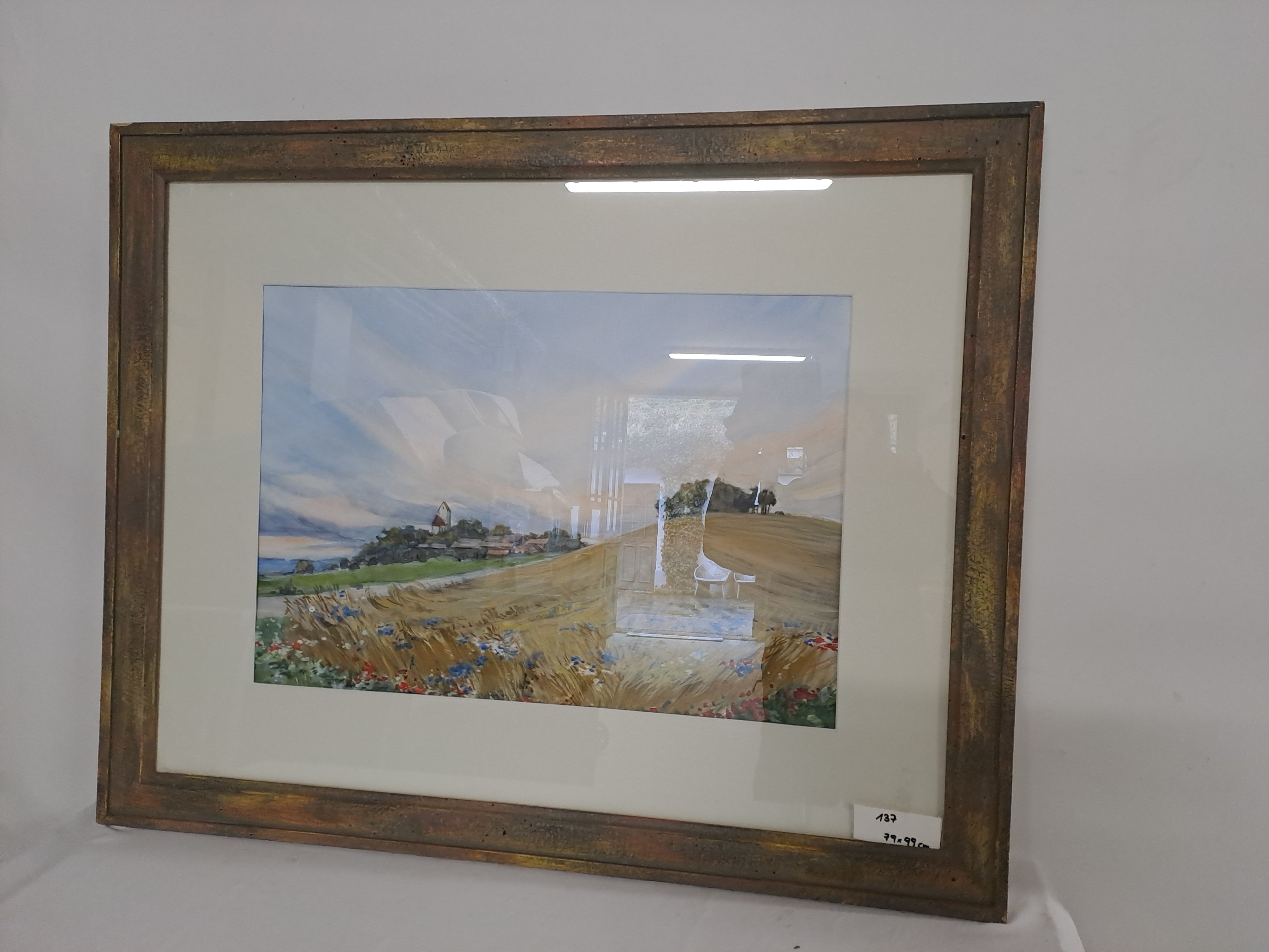 0137. Bild mit Rahmen