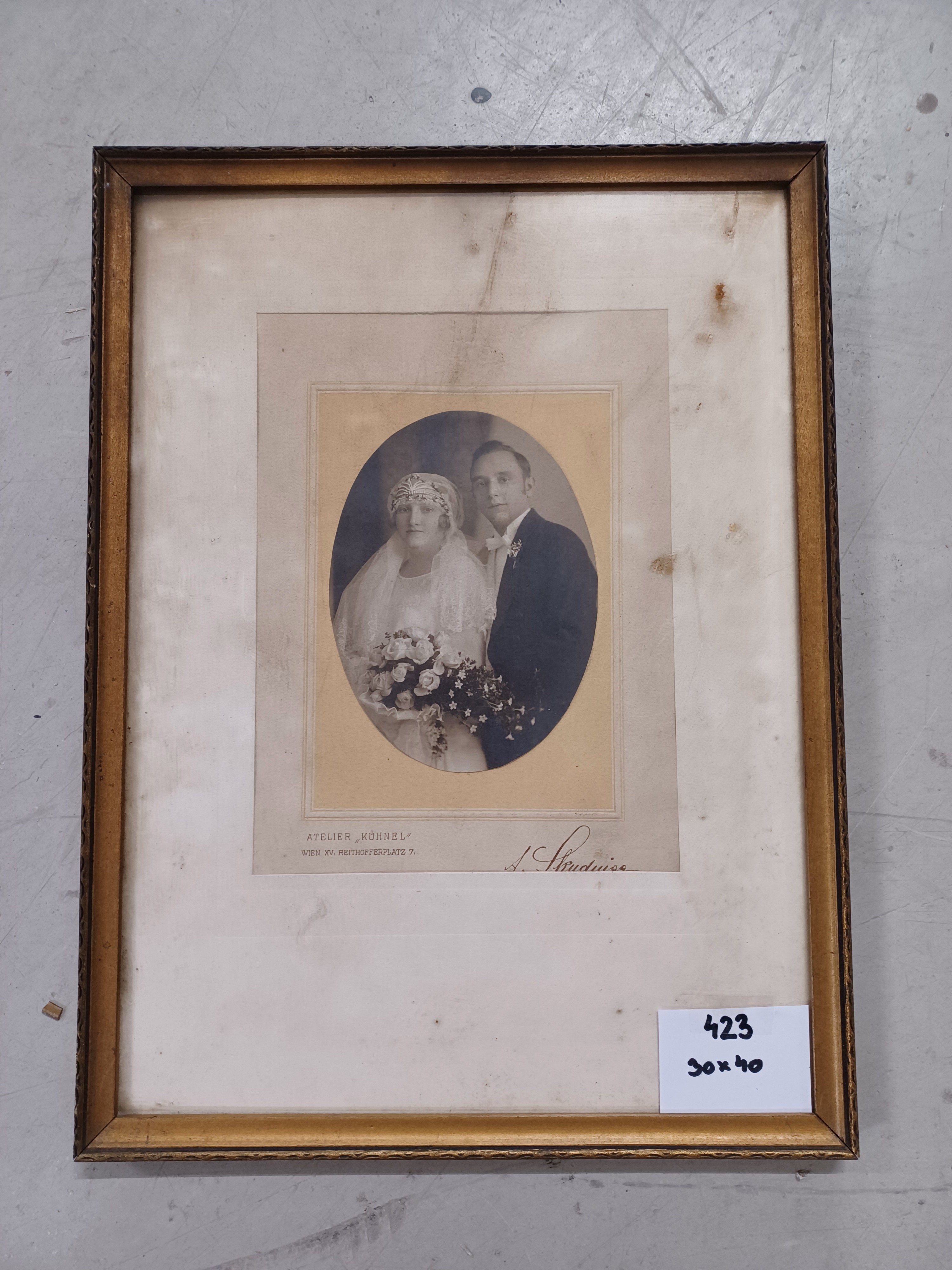 0423.  Bild mit Rahmen