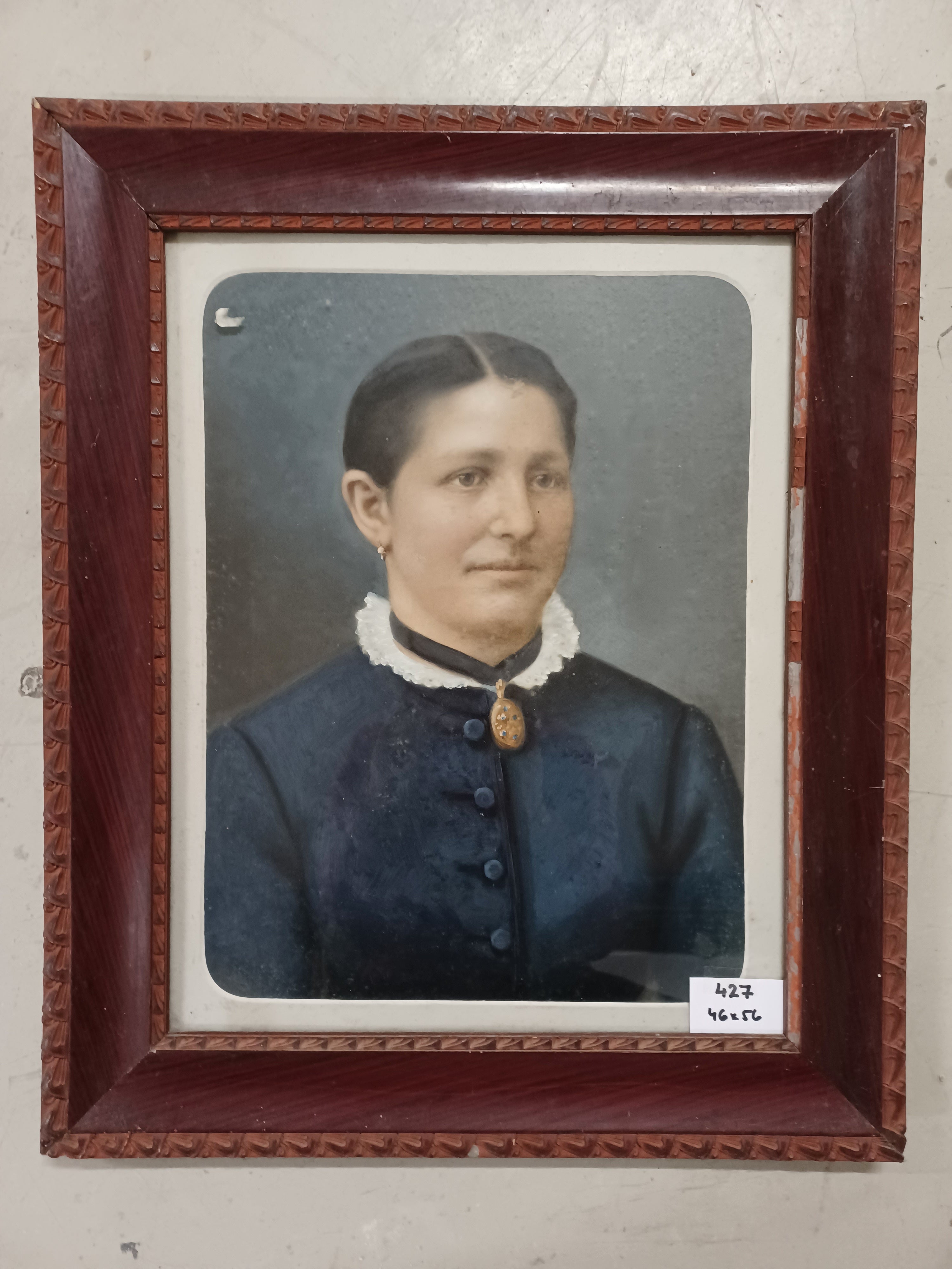 0427.  Bild mit Rahmen