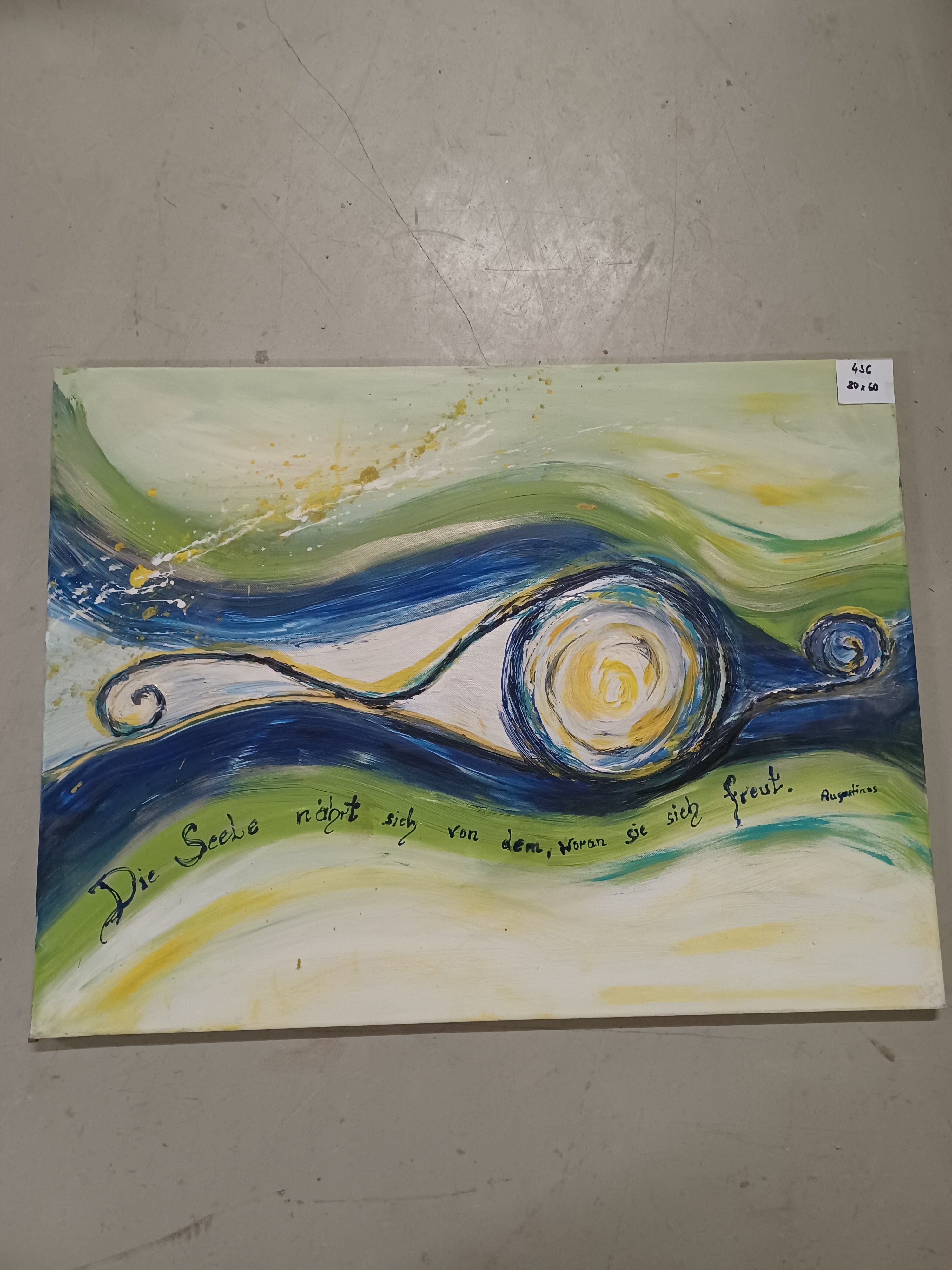 0436. Bild mit Rahmen