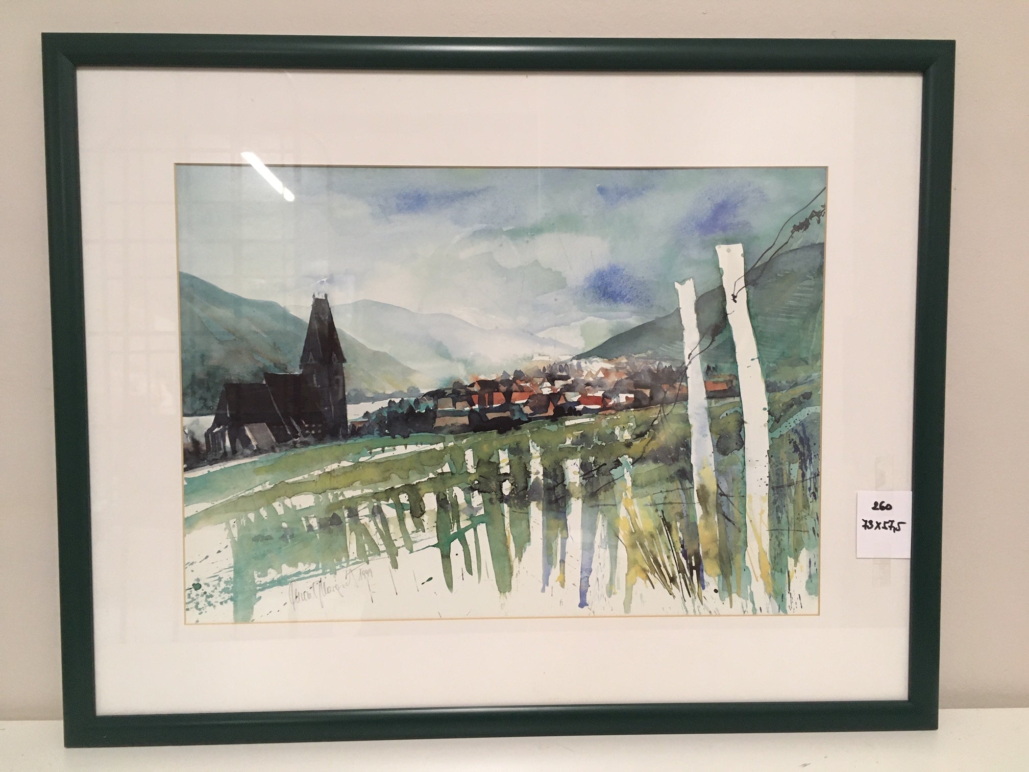 0260. Bild mit Rahmen