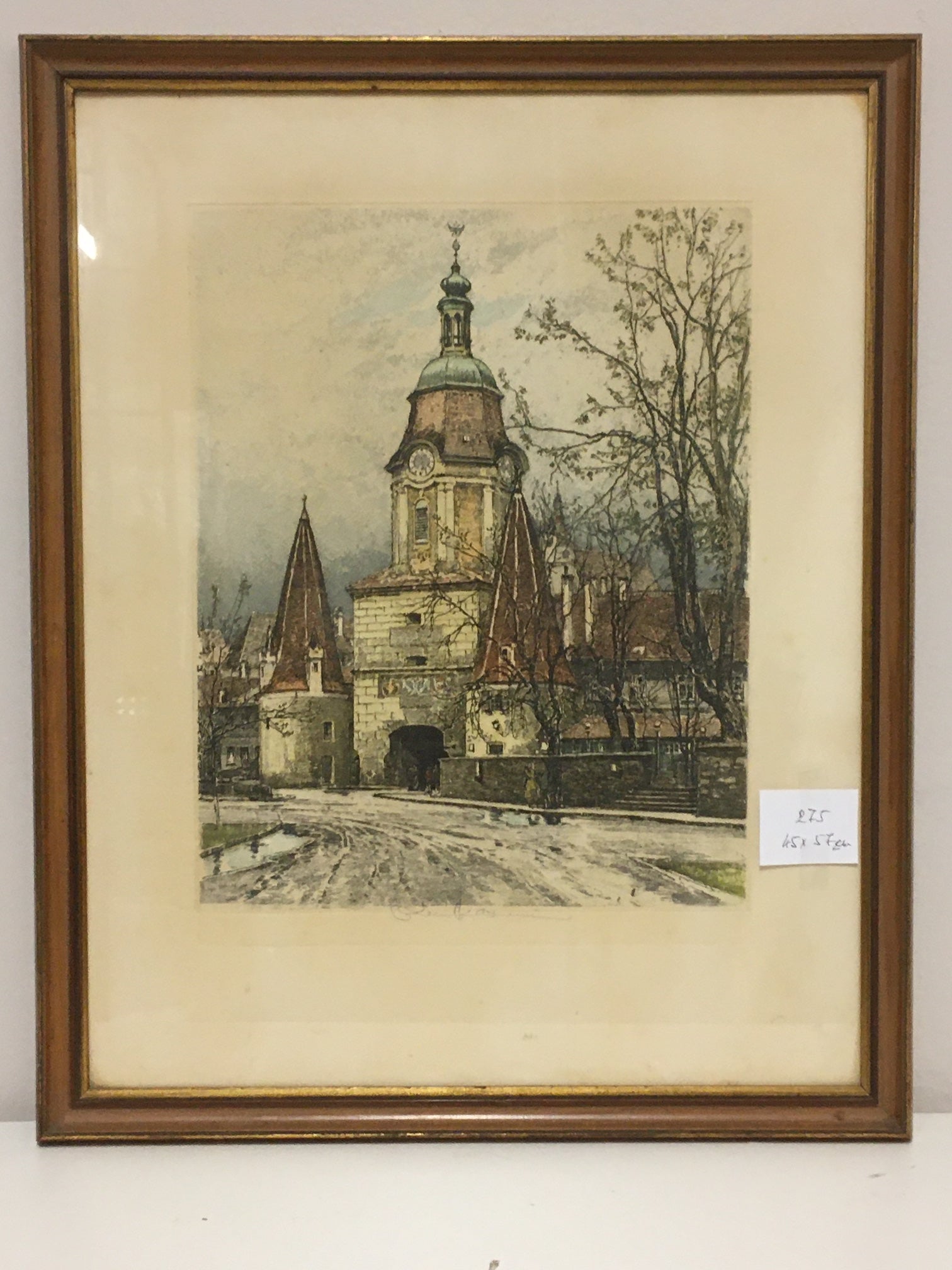 0275. Bild mit Rahmen