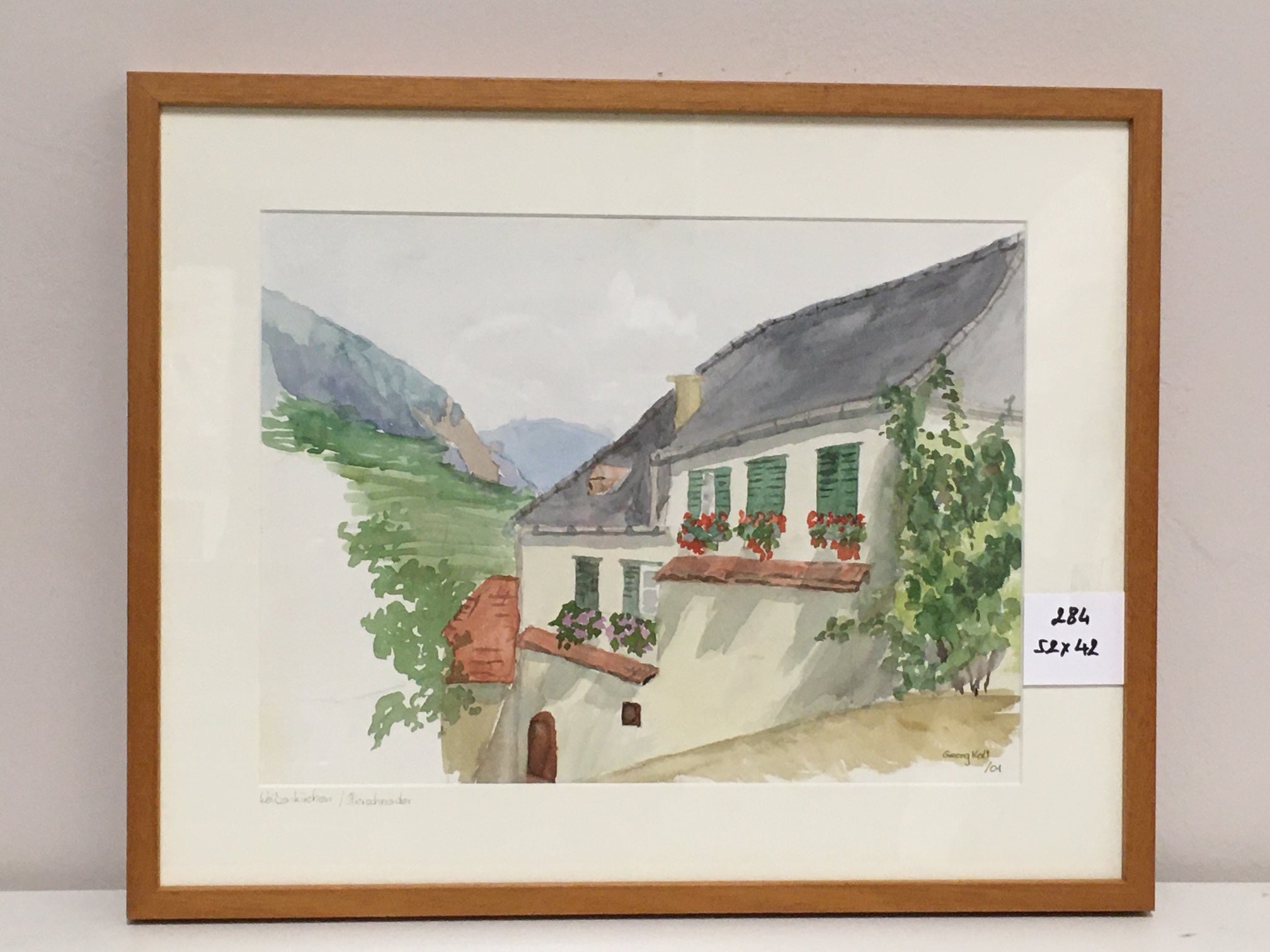 0284. Bild mit Rahmen