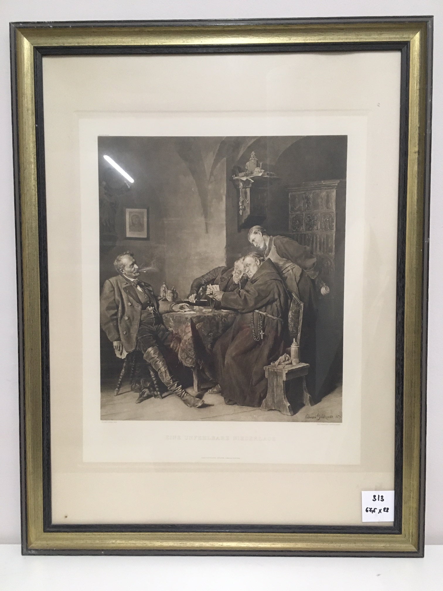 0313. Bild mit Rahmen