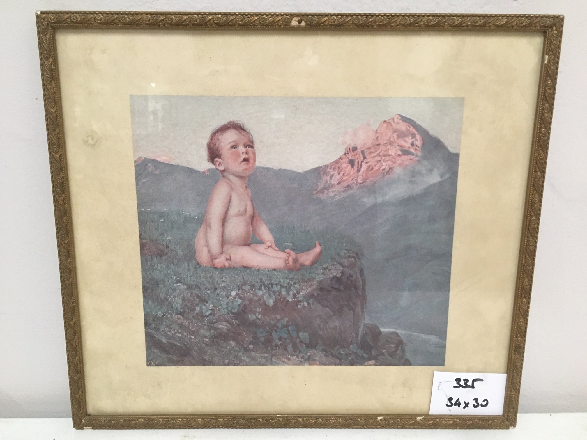 0335. Bild mit Rahmen