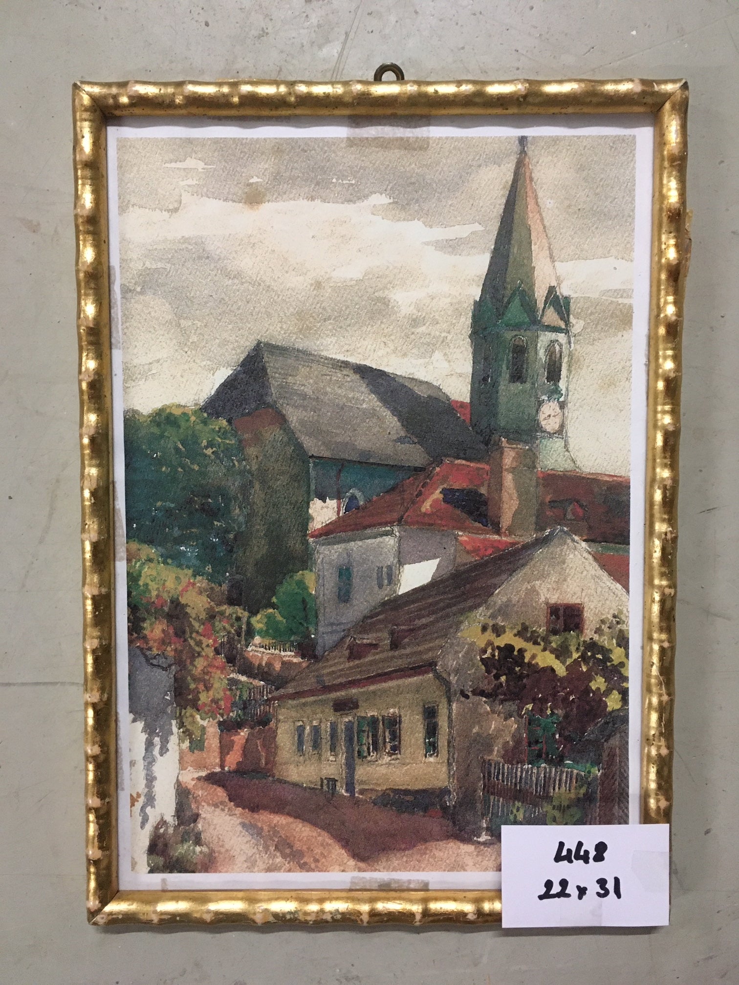 0448.  Bild mit Rahmen