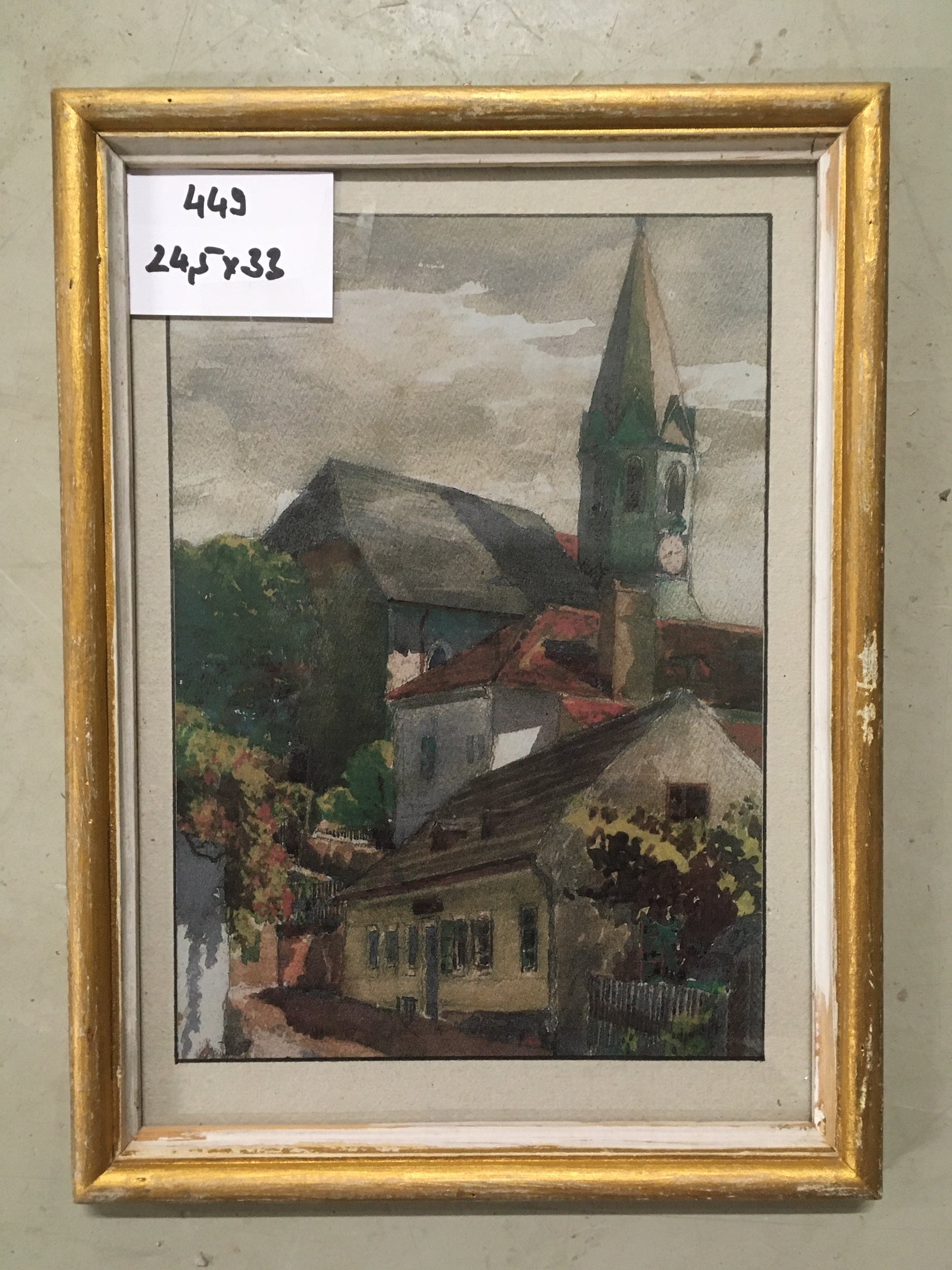 0449.  Bild mit Rahmen