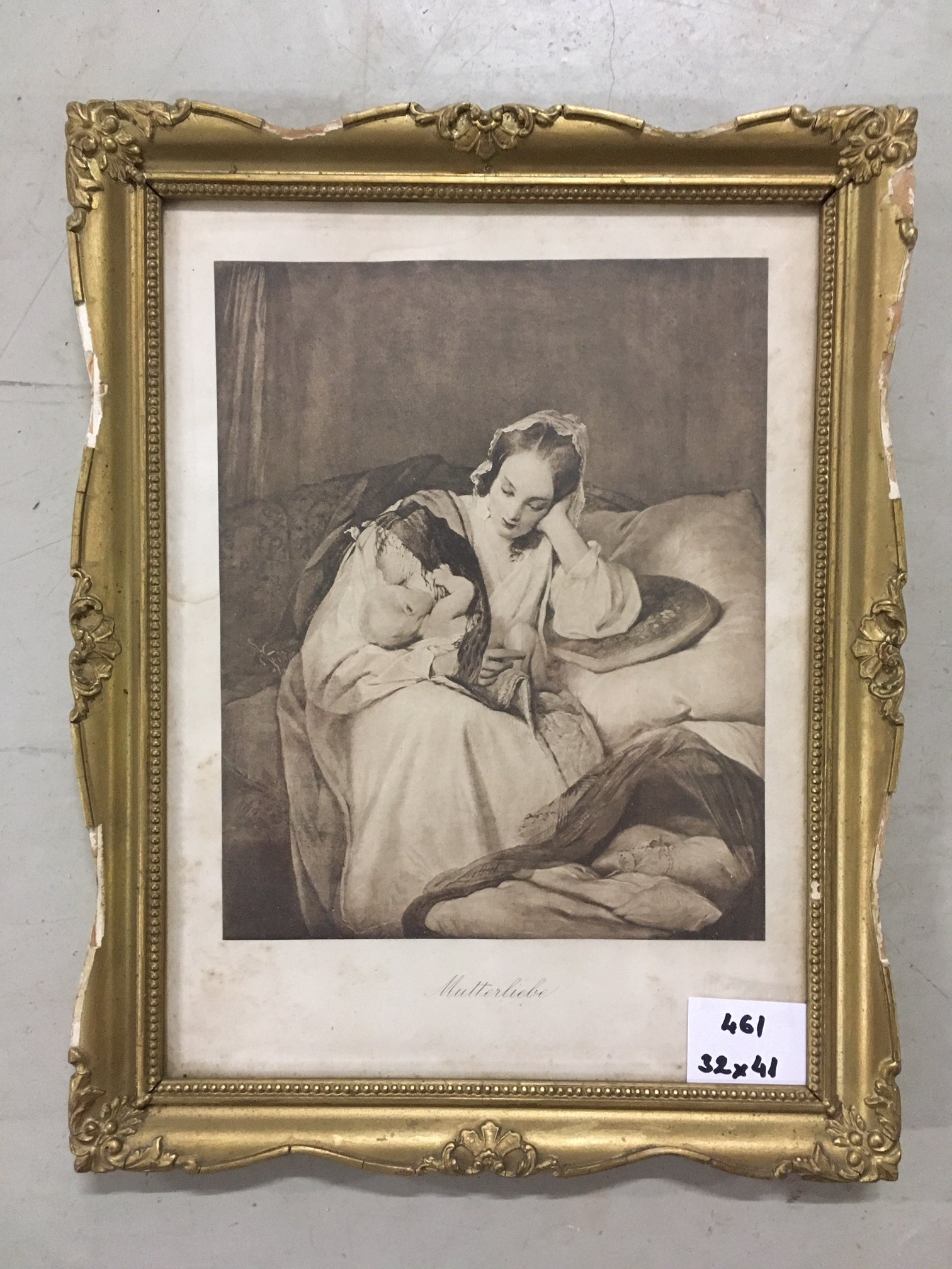 0461. Bild mit Rahmen