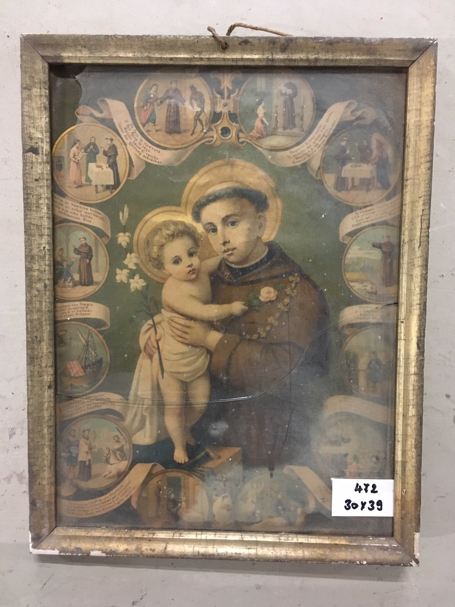 0472. Bild mit Rahmen