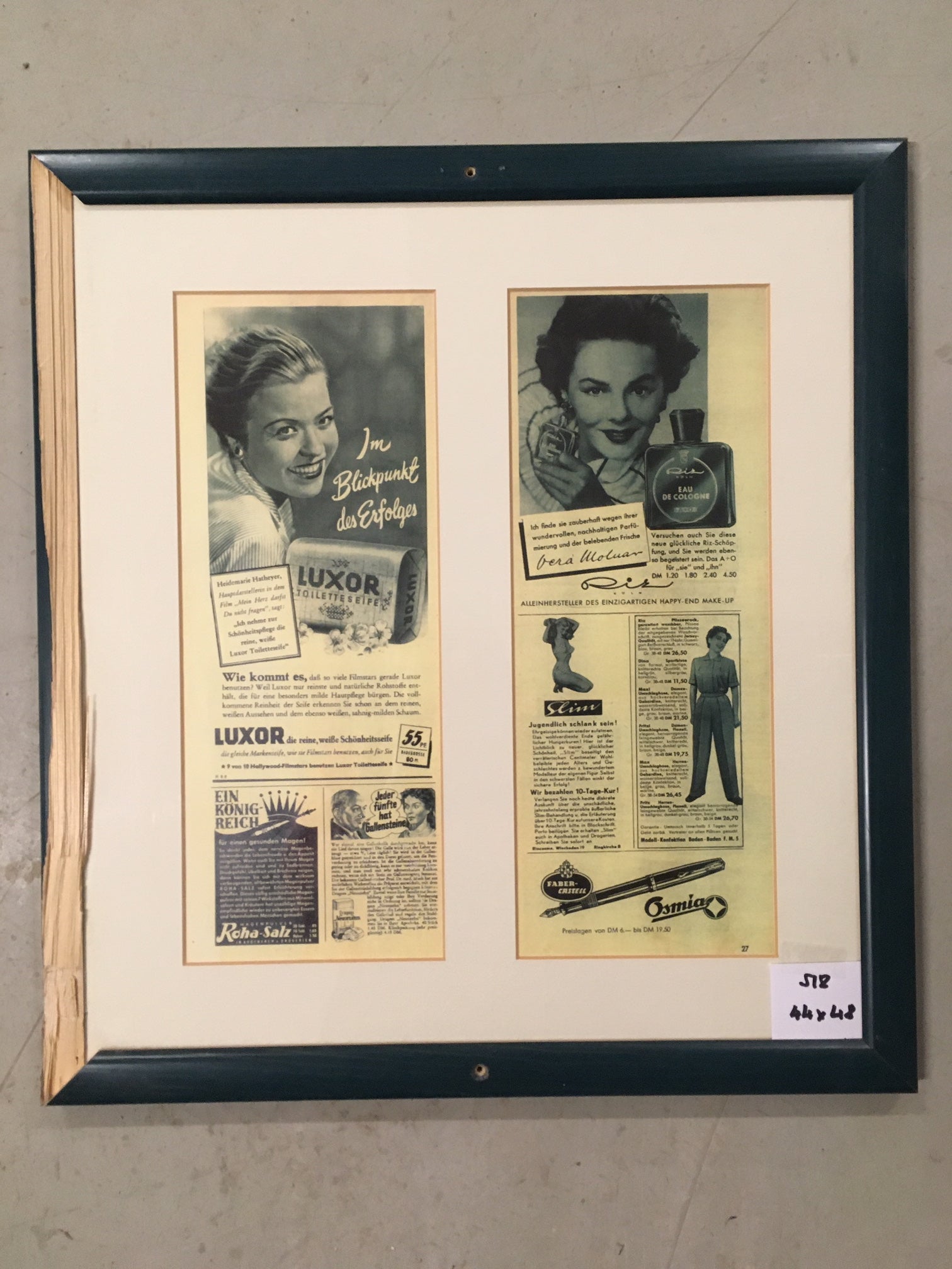 0518. Bild mit Rahmen