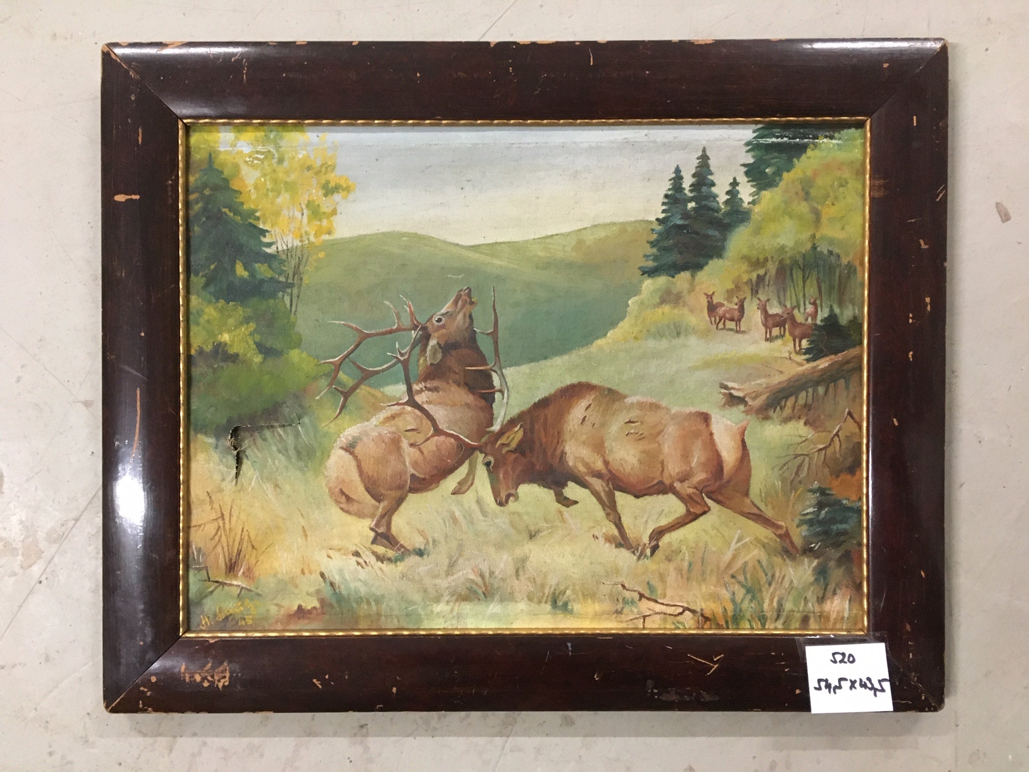 0520. Bild mit Rahmen