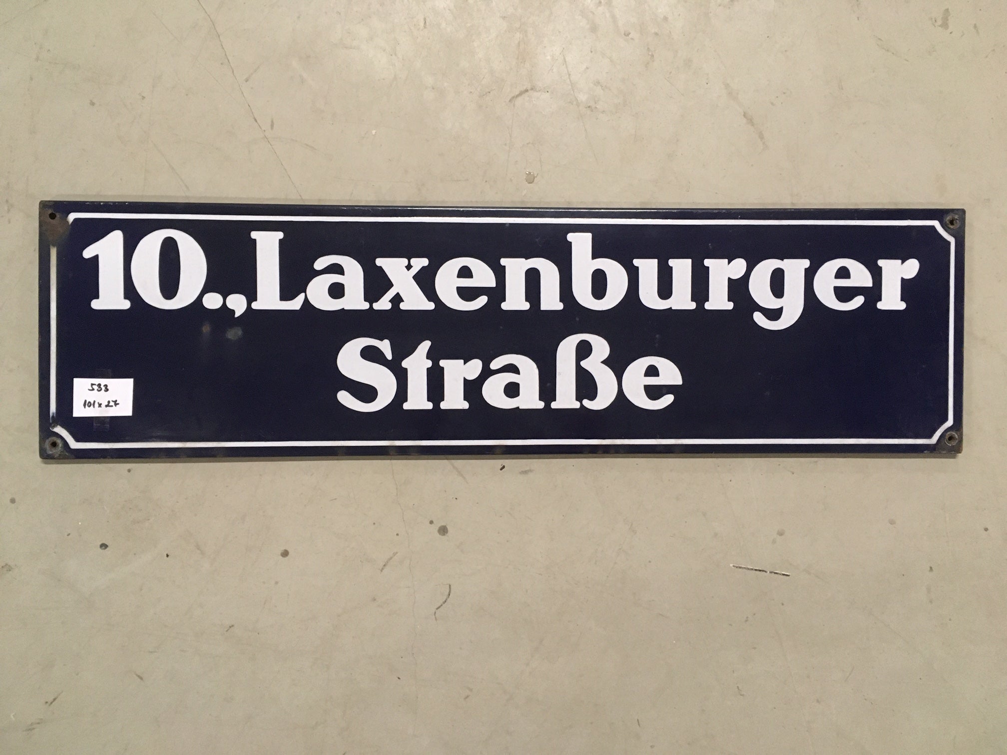 0533. Straßenschild